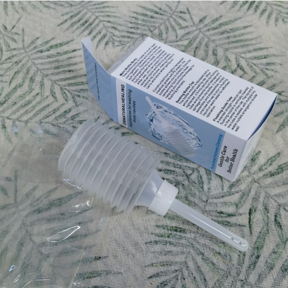 DRNATURALHEALING Disposable Vaginal Irrigator -Appliance for washing body cavities– Single-Use Vaginal Douche for Personal Hygiene, Ready-to-Use Intimate Cleansing Appliance